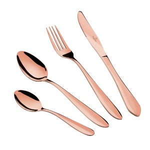 Berlinger Haus 24 pcs cutlery set mirror Metallic Line Rosegold Edition