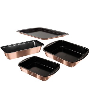 Berlinger Haus 4 pcs baking form set Metallic Line Rose Gold Edition